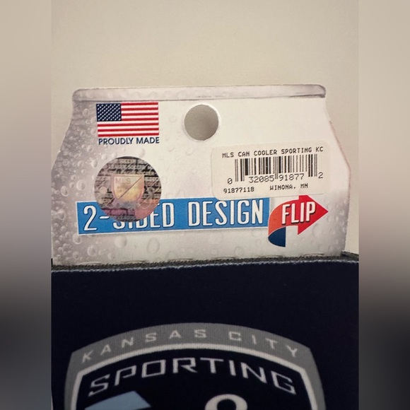 New MLS Sporting KC Kansas City Can Cooler WinCraft - Picture 3 of 5